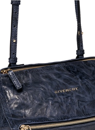 Detail View - Click To Enlarge - GIVENCHY - 'PANDORA' Mini crinkle leather bag