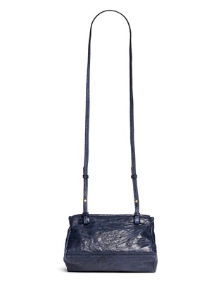 Back View - Click To Enlarge - GIVENCHY - 'PANDORA' Mini crinkle leather bag