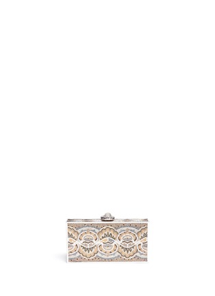 Back View - Click To Enlarge - JUDITH LEIBER - 'Haveli' crystal pavé minaudière