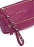 Detail View - Click To Enlarge - GIVENCHY - 'Pandora' leather wristlet pouch