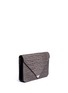 Front View - Click To Enlarge - ALEXANDER WANG - Prisma envelope leather clutch