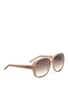 Figure View - Click To Enlarge - 3.1 PHILLIP LIM - Oversized sunglasses