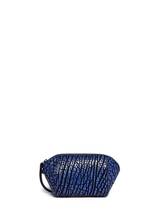 Main View - Click To Enlarge - ALEXANDER WANG - 'Chastity' small brush leather pouch