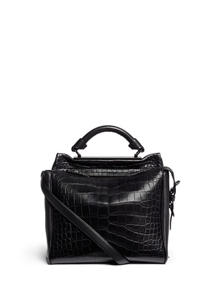 Main View - Click To Enlarge - 3.1 PHILLIP LIM - 'Ryder' small alligator leather satchel