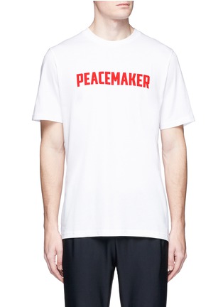 Main View - Click To Enlarge - OAMC - 'Peacemaker' rooster print T-shirt