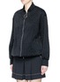 Front View - Click To Enlarge - JINNNN - Beaded silk bomber jacket