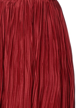 Detail View - Click To Enlarge - THE ROW - 'Juri' plissé pleated silk skirt