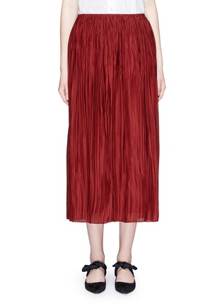 Main View - Click To Enlarge - THE ROW - 'Juri' plissé pleated silk skirt