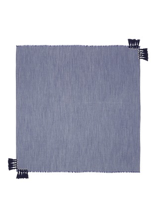 Main View - Click To Enlarge - CHLOÉ - 'Pompon' tassel silk-wool scarf
