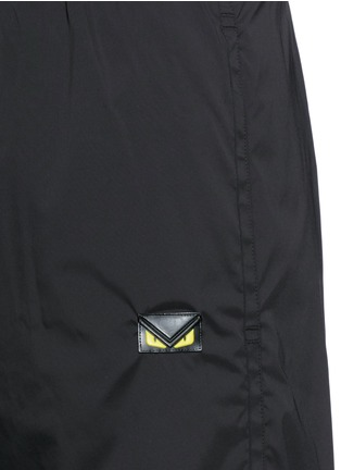 Detail View - Click To Enlarge - FENDI - Bugs patch zip cuff pants