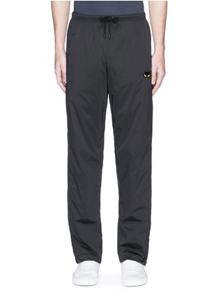 Main View - Click To Enlarge - FENDI - Bugs patch zip cuff pants