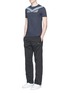 Figure View - Click To Enlarge - FENDI - Bugs patch zip cuff pants