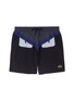 Main View - Click To Enlarge - FENDI - 'Bugs' panel swim shorts