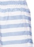 Detail View - Click To Enlarge - LEM LEM - 'Assaman' stripe woven shorts