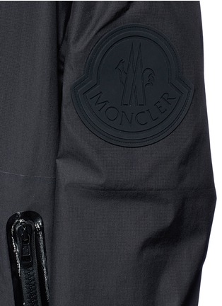 Detail View - Click To Enlarge - MONCLER - x Off-White 'Seine' reflective print ripstop coat