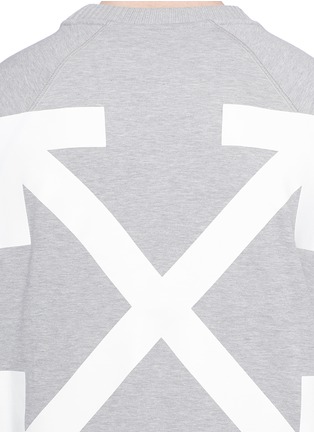 Detail View - Click To Enlarge - MONCLER - x Off-White arrow print long sleeve T-shirt