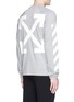 Back View - Click To Enlarge - MONCLER - x Off-White arrow print long sleeve T-shirt