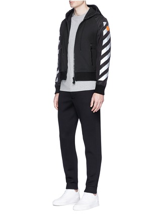 Figure View - Click To Enlarge - MONCLER - x Off-White arrow print long sleeve T-shirt