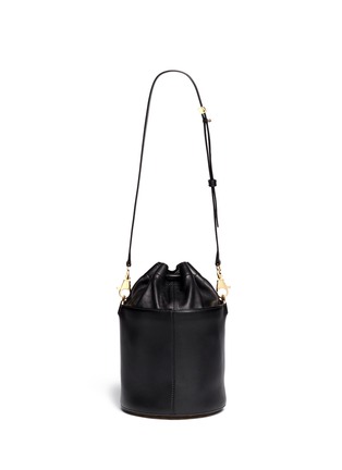 Back View - Click To Enlarge - ALEXANDER WANG - Stud leather bucket bag
