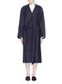 Main View - Click To Enlarge - ACNE STUDIOS - 'Oceane' stripe twill belted trench coat