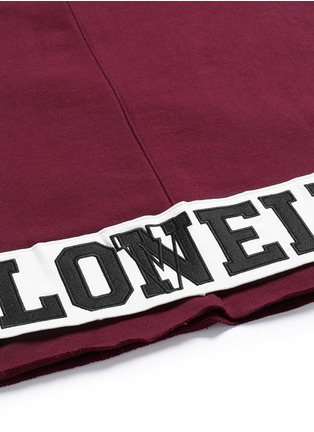 Detail View - Click To Enlarge - NOHANT - 'LONELY/LOVELY' patch cotton sweatshirt