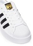 Detail View - Click To Enlarge - ADIDAS - 'Superstar Bold' leather platform sneakers
