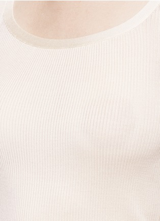Detail View - Click To Enlarge - THE ROW - 'Linny' silk knit tank top