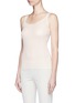 Front View - Click To Enlarge - THE ROW - 'Linny' silk knit tank top