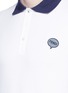 Detail View - Click To Enlarge - FENDI - Logo bubble patch polo shirt