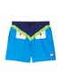 Main View - Click To Enlarge - FENDI - 'Bugs' panel swim shorts