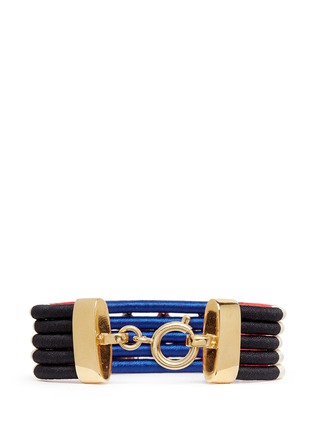 Figure View - Click To Enlarge - ISABEL MARANT - 'The Wailers' tassel tiered bracelet