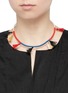 Figure View - Click To Enlarge - ISABEL MARANT - 'The Wailers' tassel stripe collar necklace