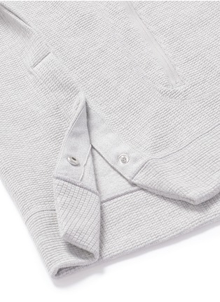 Detail View - Click To Enlarge - ADIDAS - 'Instinct' trefoil logo waffle knit sweatshirt