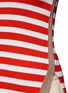 Detail View - Click To Enlarge - KUHO - Contrast outseam stripe sweater