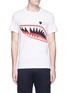 Main View - Click To Enlarge - MONCLER - Shark face print slub cotton jersey T-shirt