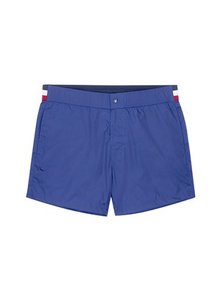 Main View - Click To Enlarge - MONCLER - Contrast waist swim shorts