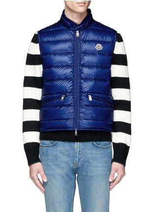 Main View - Click To Enlarge - MONCLER - 'Gui' quilted down puffer vest