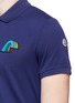 Detail View - Click To Enlarge - MONCLER - Rainbow patch polo shirt