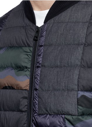 Detail View - Click To Enlarge - MONCLER - 'Philippe' down puffer bomber jacket