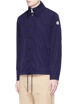 Front View - Click To Enlarge - MONCLER - 'Adrien' double layer coach jacket