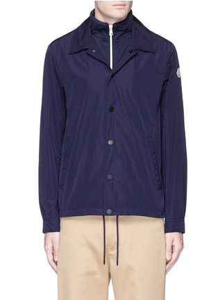 Main View - Click To Enlarge - MONCLER - 'Adrien' double layer coach jacket