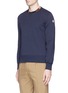 Front View - Click To Enlarge - MONCLER - Camouflage print crew neck sweatshirt