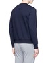 Back View - Click To Enlarge - MONCLER - Smiley logo patch cotton sweatshirt