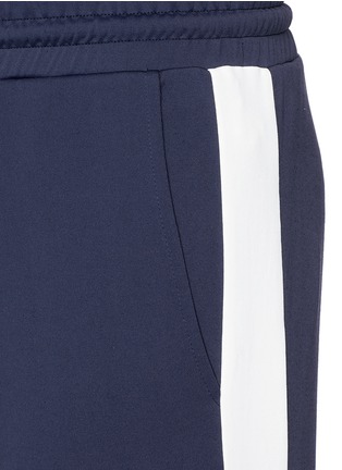 Detail View - Click To Enlarge - MONCLER - Contrast outseam track pants