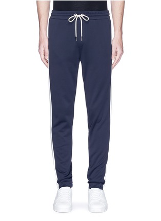 Main View - Click To Enlarge - MONCLER - Contrast outseam track pants