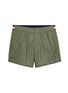 Main View - Click To Enlarge - MONCLER - Contrast waist swim shorts