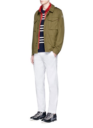 Figure View - Click To Enlarge - MONCLER - 'Auguste' detachable quilted vest field jacket