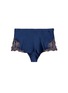 Main View - Click To Enlarge - LA PERLA - 'Maison' floral embroidered silk blend shorts