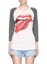 Main View - Click To Enlarge - MADEWORN - 'Rolling Stones' print distressed jersey T-shirt