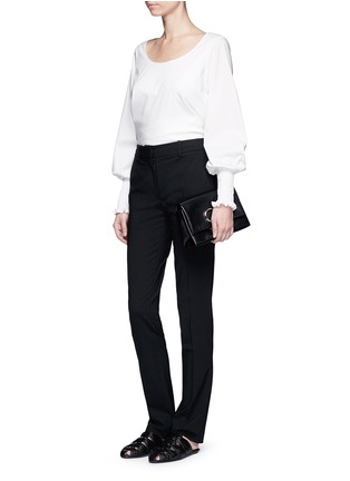 Figure View - Click To Enlarge - THE ROW - 'Kenu' smock cuff jersey top